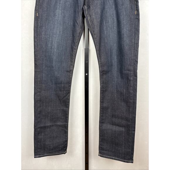 True Religion Geno Flap Relaxed Slim Fit Jeans Denim 34x34 Stretch Dark Wash - Picture 4 of 13